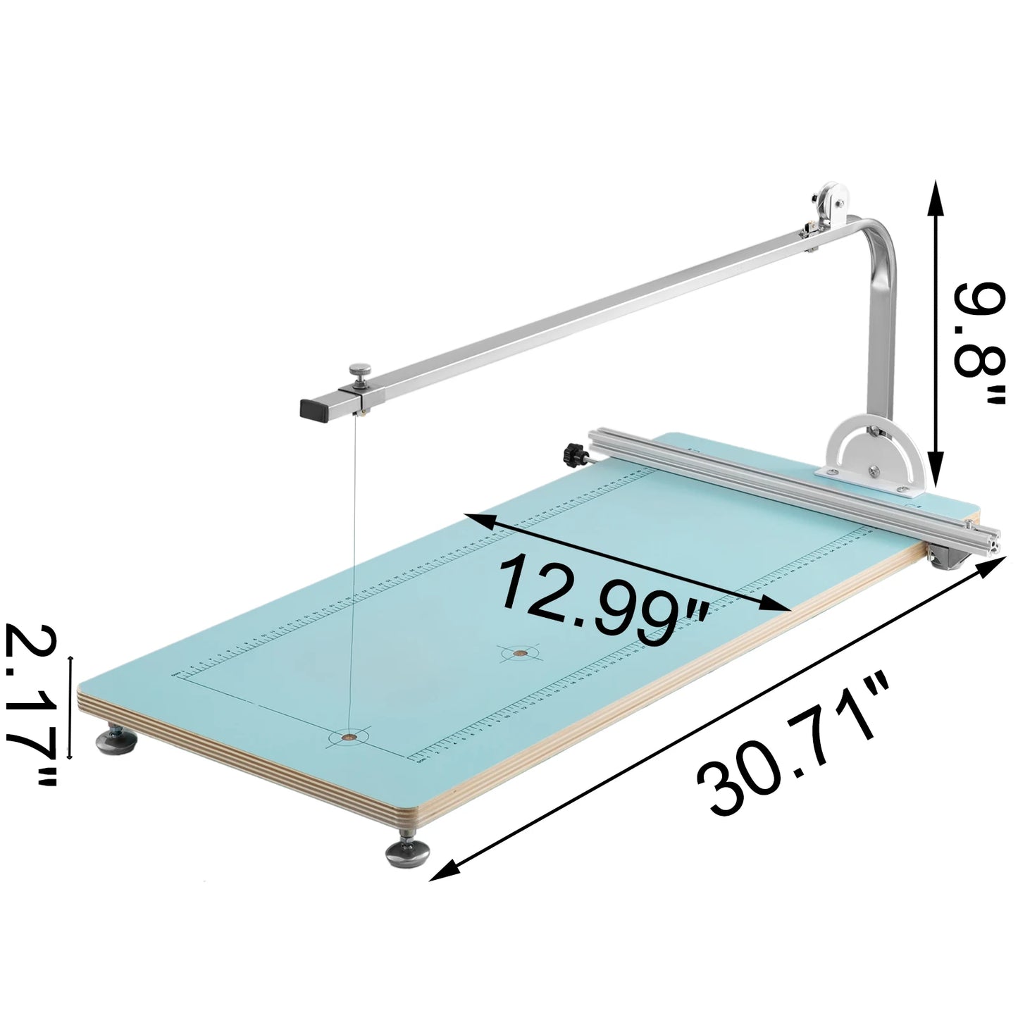 VEVOR Foam Cutter Machine Adjustable Angle Controllable Temperature Table Fire MDF + Alloy Styrofoam Sponge Cutting Tool Kit
