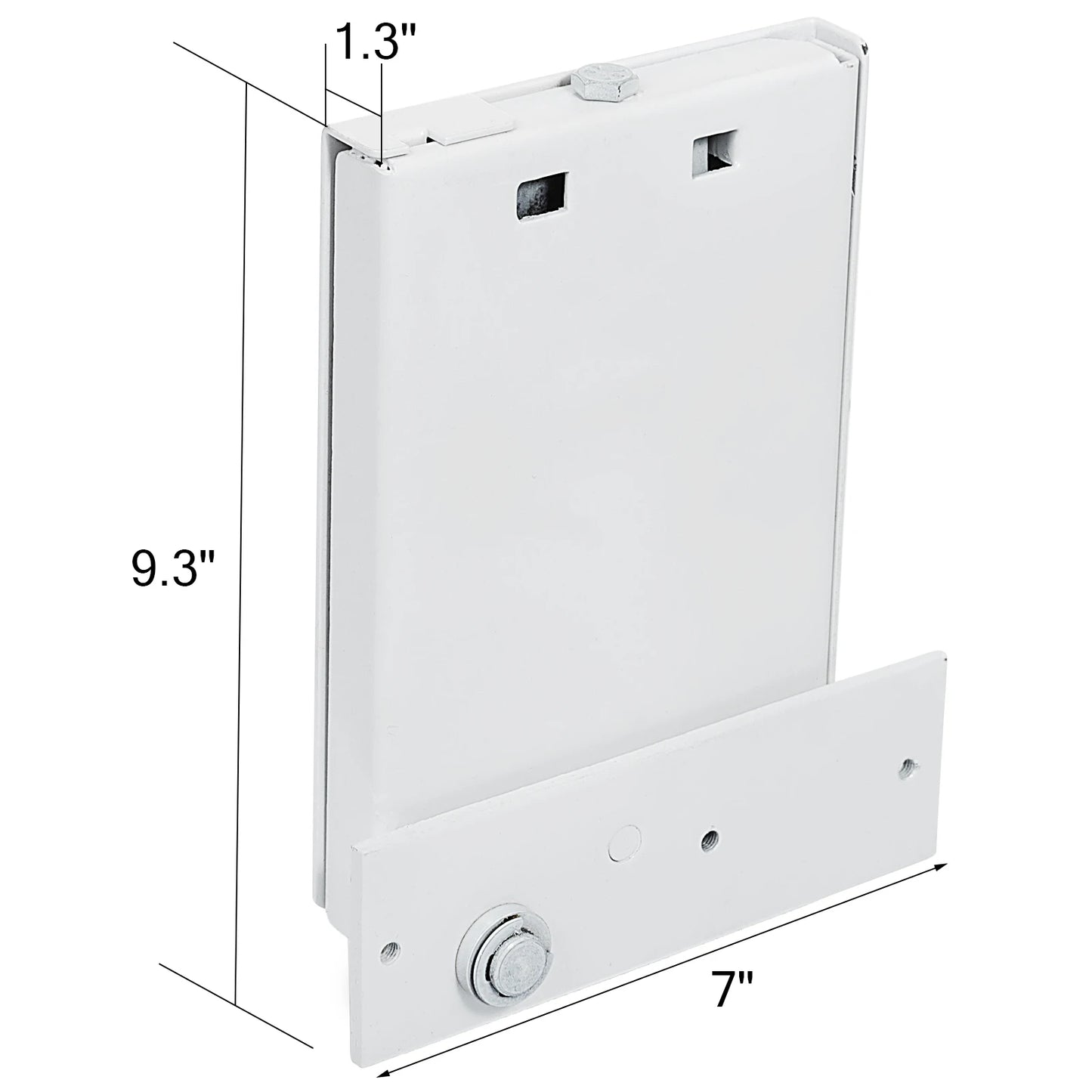 VEVOR Murphy Wall Bed Hardware Kit Spring Mechanism Horizontal Stainless queen Size With 2 Steady Bed Legs Quick Set Up White