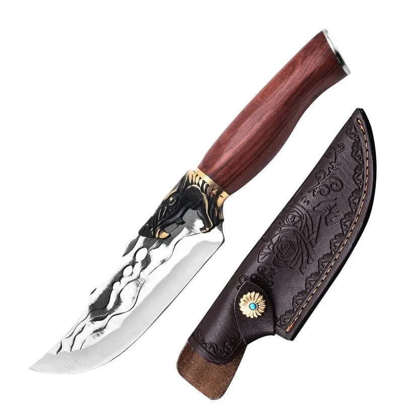 Handmade Kitchen Knife Boning Knife Stainless Steel Butcher Knife Forged Knife Meat Cleaver Knife for BBQ