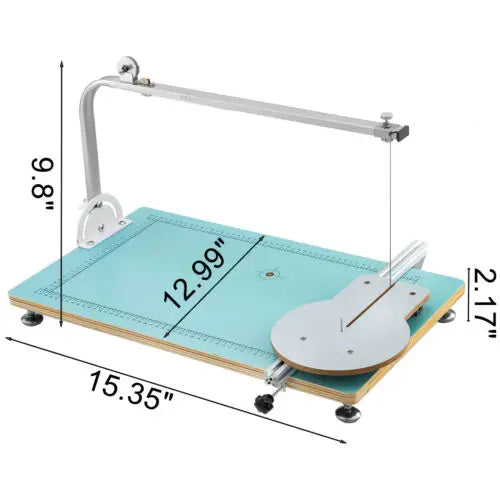 VEVOR Foam Cutter Machine Adjustable Angle Controllable Temperature Table Fire MDF + Alloy Styrofoam Sponge Cutting Tool Kit