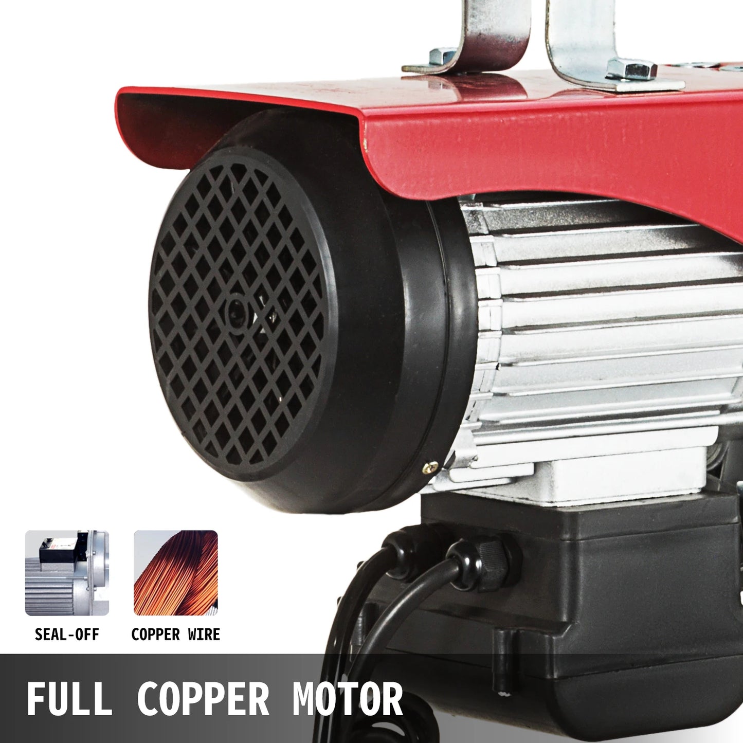 VEVOR 250-500Kg Electric Hoist Lifting Crane Cable Hoist Winch for Boat Car Garage Elevator with Wired Remote Control Lifter