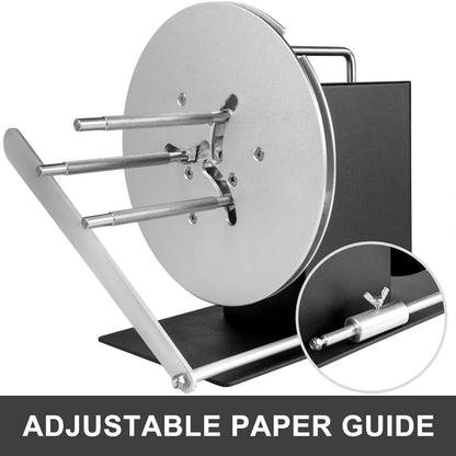 VEVOR 120mm Automatic Label Bi-Directional Rewinder Machine Diameter Synchronize with Printers for Industries Logistics Medical