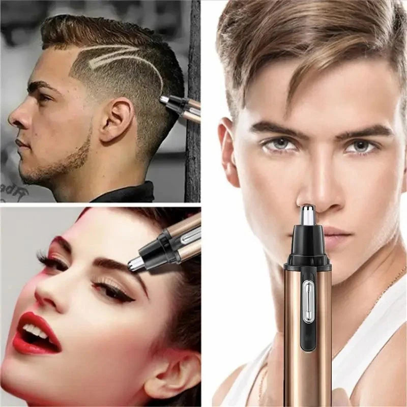 Nose Hair TrimmerNose Hair Shaver Ear And Nose Hair Trimmer Painless Battery Electric Men Nose Hair Shaver Men Nose HairScissor