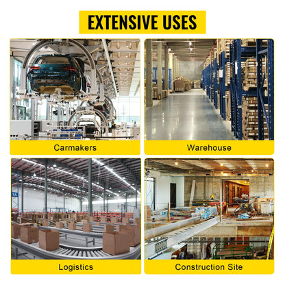 VEVOR 200-800KG Electric Hoist Crane New Portable Lifter Overhead Garage Winch with Wired Remote Control and Limit Switch