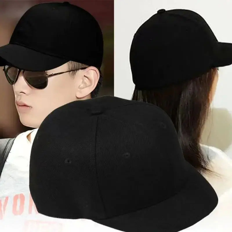 Solid Color Hat Female Face Small Spring And Summer Black Casual And Versatile Baseball Cap Sunshade Sunscreen Cap Man