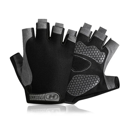 New Models Fitness Exercise Glove Fingerless Men Women Bodybuilding Exercise Sports Gloves Slip Breathable Wear Resistant