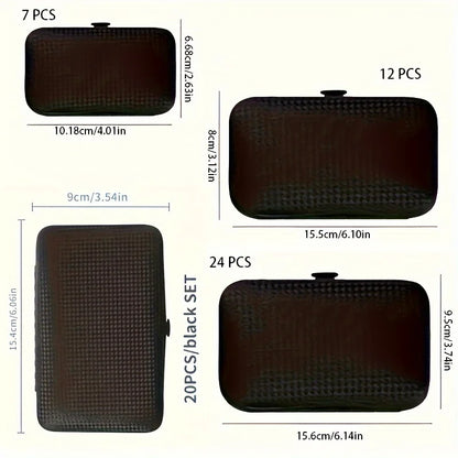 7-24pcs Professional Nail Clippers Kit - Ultra Sharp Fingernail and Toenail Cutters for Men and Women - Sturdy Pedicure Care