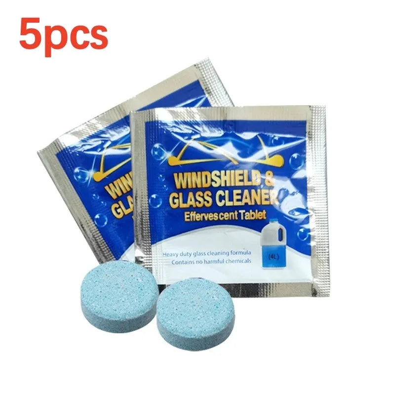 Solid Cleaner Car Windscreen Cleaner Effervescent Tablet Auto Wiper Glass Solid Cleaning Concentrated Tablets Detergent