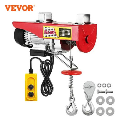VEVOR 250-500Kg Electric Hoist Lifting Crane Cable Hoist Winch for Boat Car Garage Elevator with Wired Remote Control Lifter
