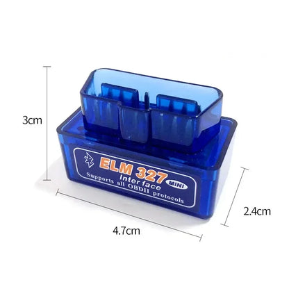 Super Mini ELM327 Car Diagnostic Scanner, OBDII Code Diagnostic Tools, Bluetooth, V1.5, OBD 2, OBDII