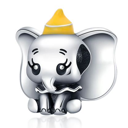 New 925 Sterling Silver Fashion Women's Wolf Head Dumbo Pendant Beads Suitable for Pandora Bracelet Necklace DIY Fine Jewelry