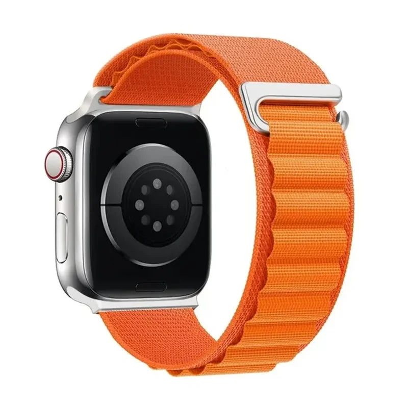 Alpine Loop Strap for Apple Watch Band Ultra 49mm 45mm 44mm 42mm 40mm C/G Hook Nylon Bracelets iWatch SE Series 9 8 7 6 5 4 3