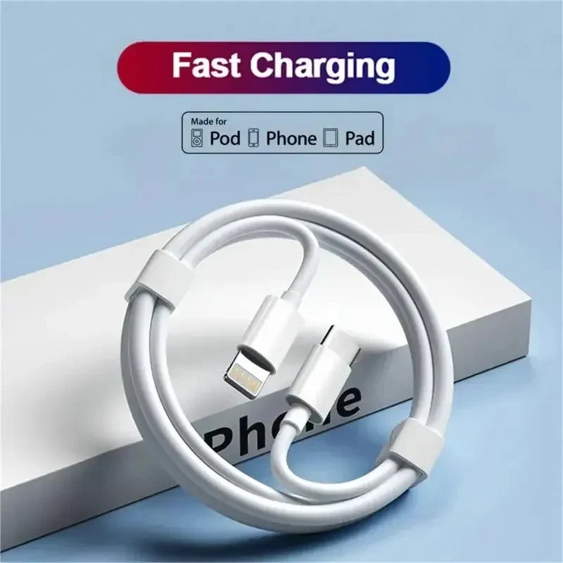 Fro is a PD 20W fast charging cable suitable for iPhone 14 13 12 11 Pro Max Mini USB 8 Plus XS tablet charging data cable