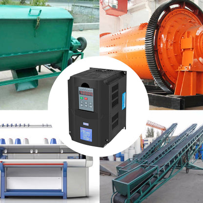 VEVOR 2.2KW 4KW Variable Frequency Drive Inverter 380V Output Frequency Converter 3P Economic VFD Spindle Motor Speed Controller