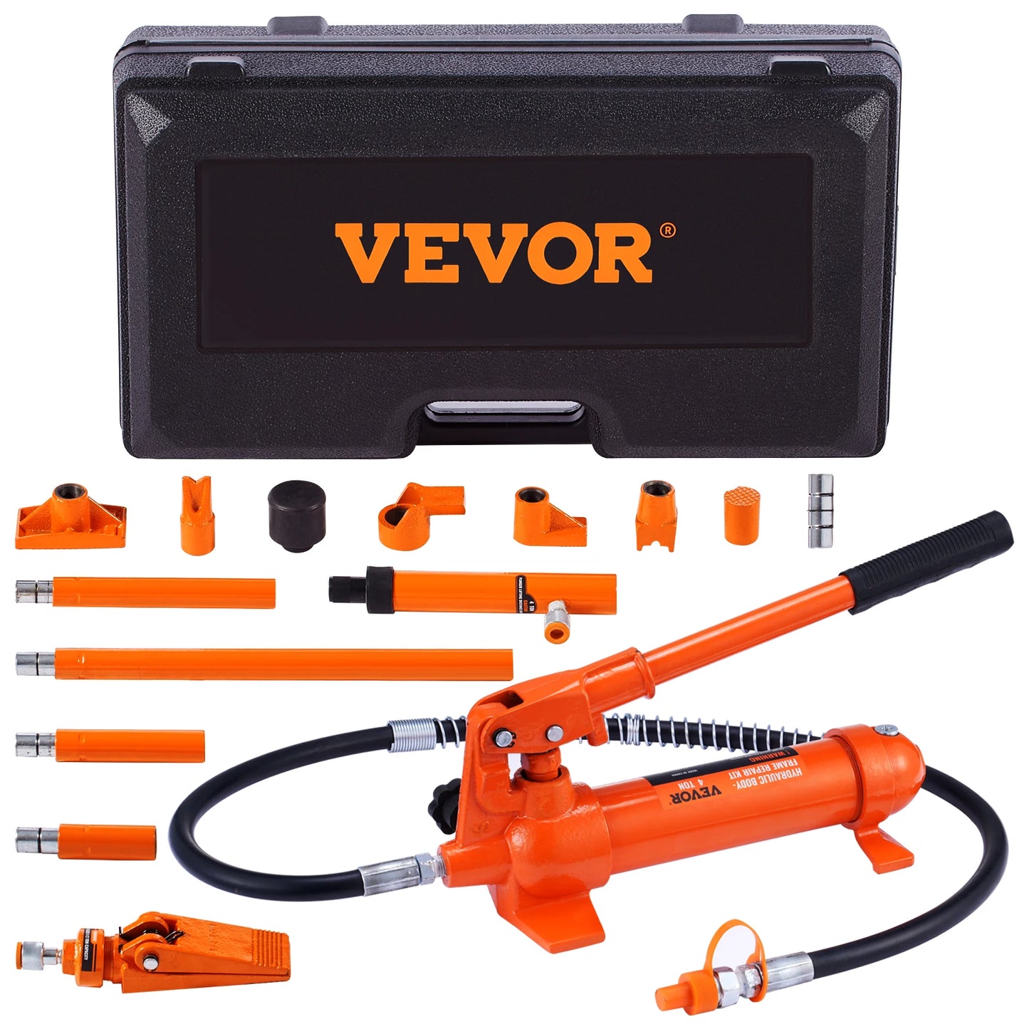 VEVOR 4/10/12/20 Ton Power Hydraulic Cylinder Jack Autobody Frame Repair Tool Kit Automotive Truck Lifting Jack Heavy Equipment