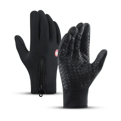 Autumn Winter Motorbike Gloves Women Windproof Anti-slip Touchscreen Fleece Keep Warm for Work Gloves Men Sports Bike