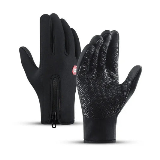 Autumn Winter Motorbike Gloves Women Windproof Anti-slip Touchscreen Fleece Keep Warm for Work Gloves Men Sports Bike