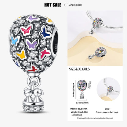 Sterling Silver 925 Devil Eye Charm Owl Miracle Beads Suitable for Pandora Original Bracelet Necklace Accessories Jewelry Gifts