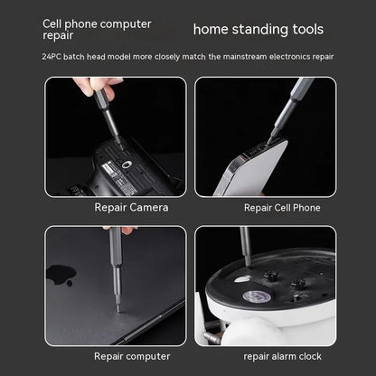 24 in 1 Precision Screwdriver Set Mobile Phone Clock Computer Multifunction Maintenance Disassembly Tool Screwdriver Combination