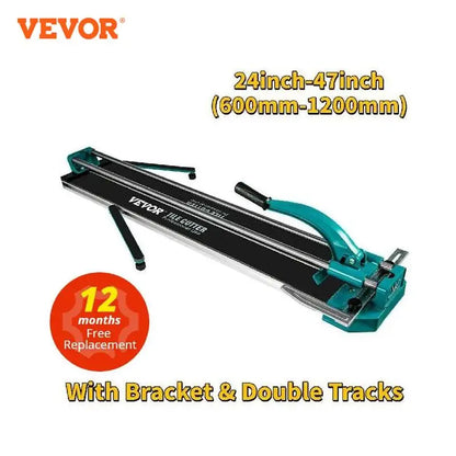VEVOR Manual Tile Cutter Laser Positioning Double Rails W/ Supporting Feet Professional Push Knife for Cutting Ceramic Porcelain