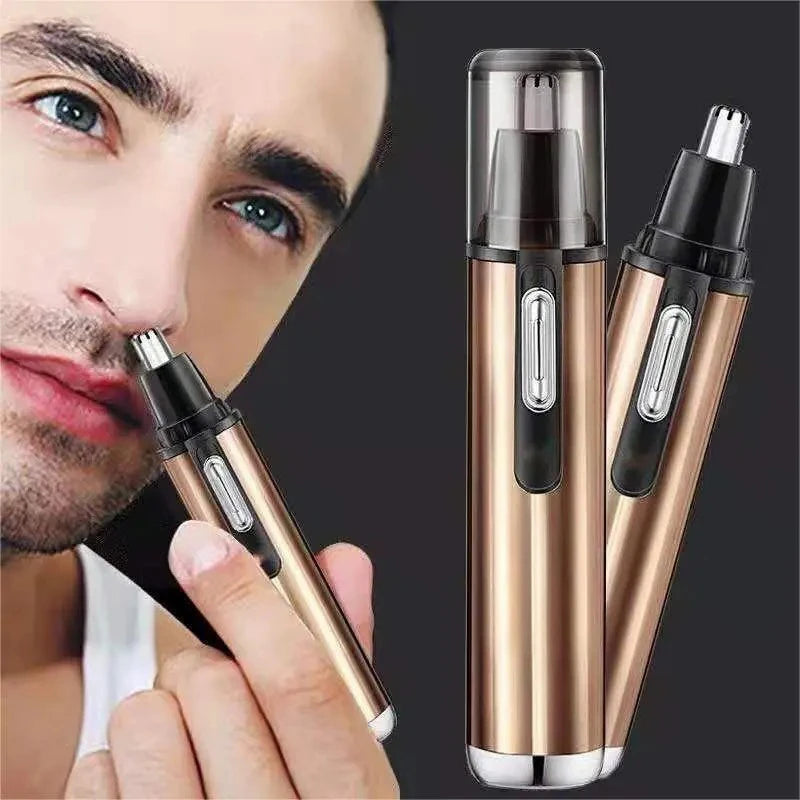 Nose Hair TrimmerNose Hair Shaver Ear And Nose Hair Trimmer Painless Battery Electric Men Nose Hair Shaver Men Nose HairScissor
