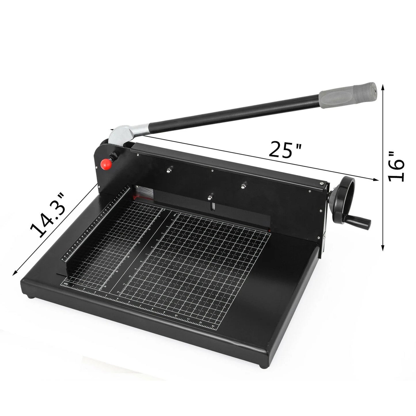 VEVOR 12/17 Inch Manual Paper Cutter Guillotine Trimmer Heavy Duty 300-500 Sheets Shredder for Factory School Office Accessories