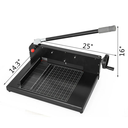 VEVOR 12/17 Inch Manual Paper Cutter Guillotine Trimmer Heavy Duty 300-500 Sheets Shredder for Factory School Office Accessories