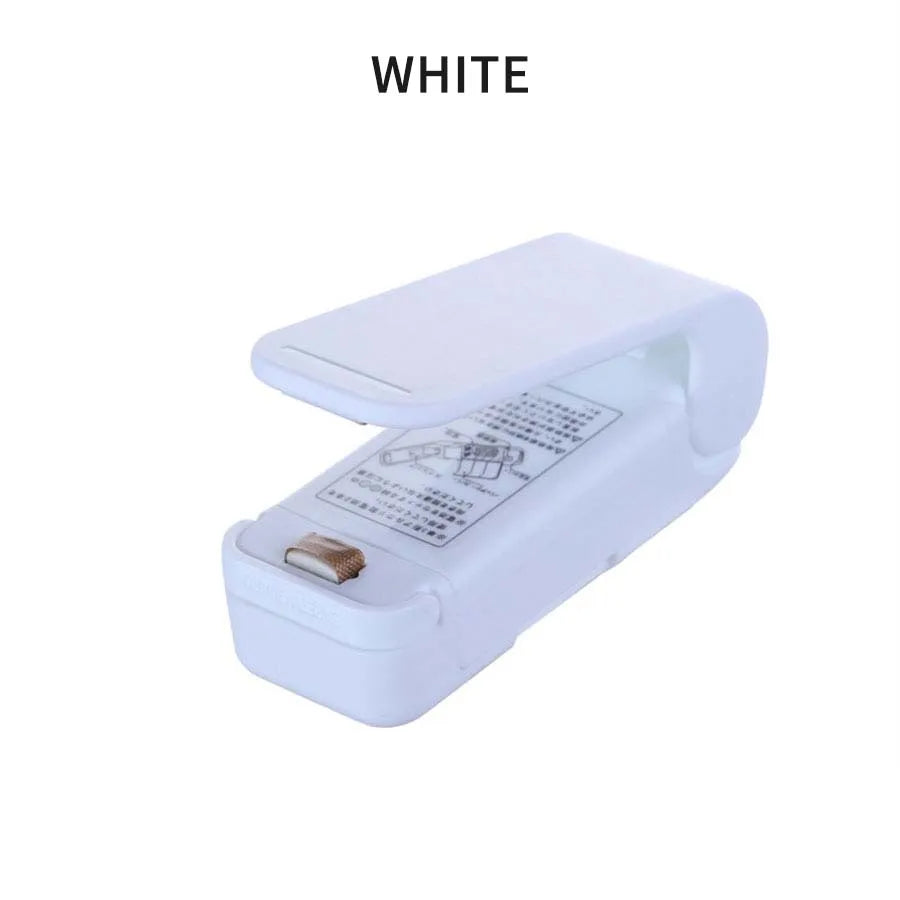 1pc Abs Material Multi-Functional Sealer Aa Battery-Powered Can Seal Potato Chips Instant Noodles And Any Other Plastic Bags