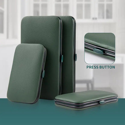 7/10/12/18Pcs Manicure Set Stainless Steel Nail Cutter Fingernail Clippers Trimmer Eyebrow Scissor Tweezers Ear Spoon Facial Car