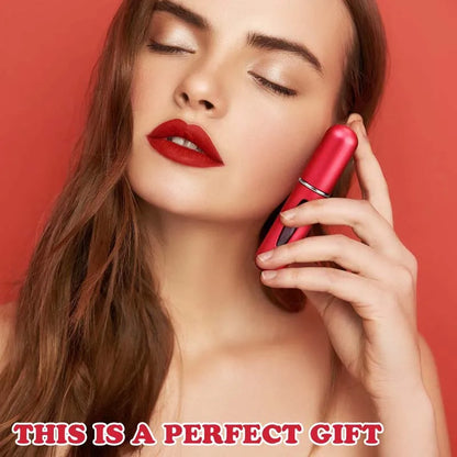 Solid Color 5ml Bottom Flush Rechargeable Perfume Bottle Sprayer Small Portable Cosmetic Refill Perfume