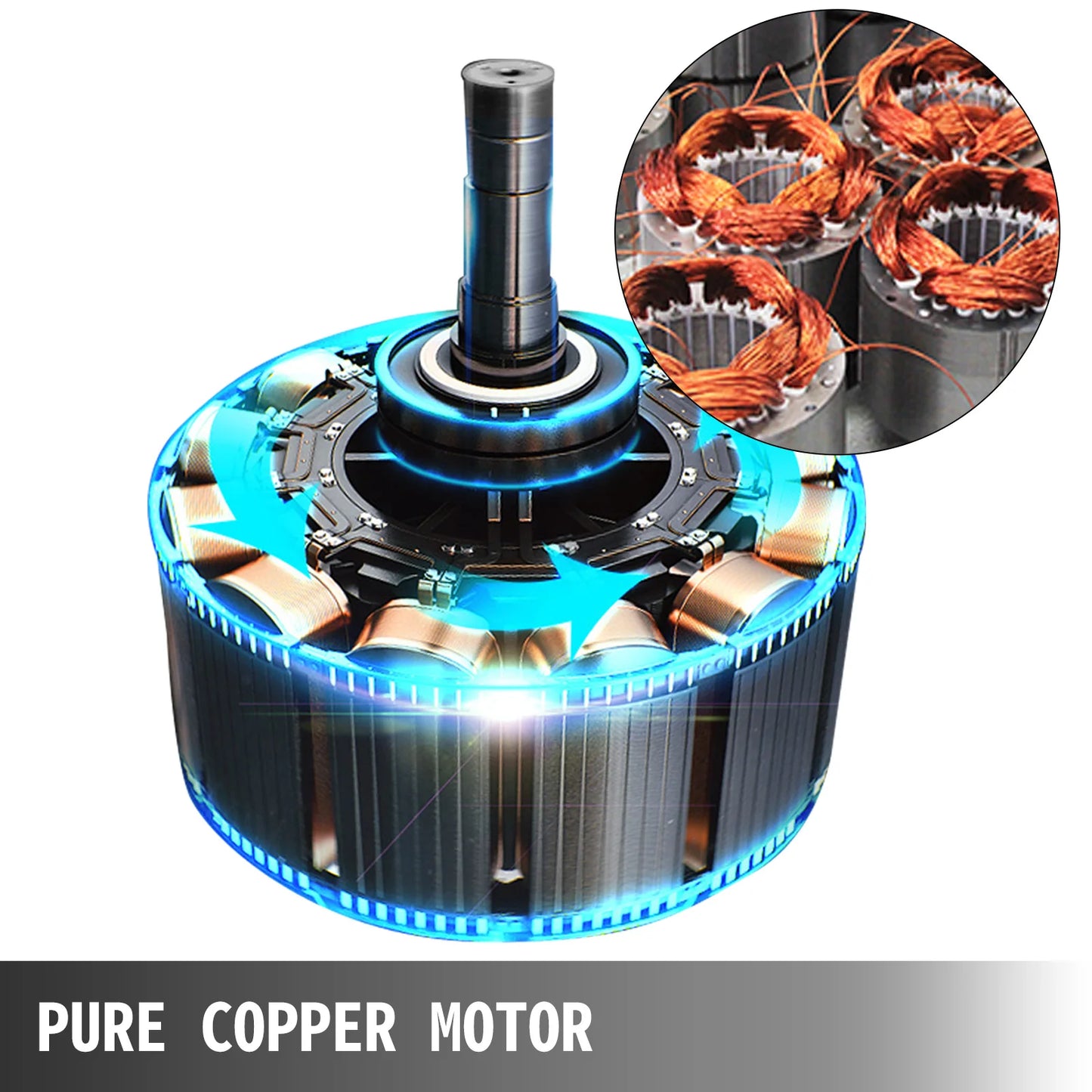 VEVOR 25/60L Air Compressor 110V/240V Silent Oil-Free Air Compressor 750W 1 HP For Home Repair Tire Inflation Whisper Compressor