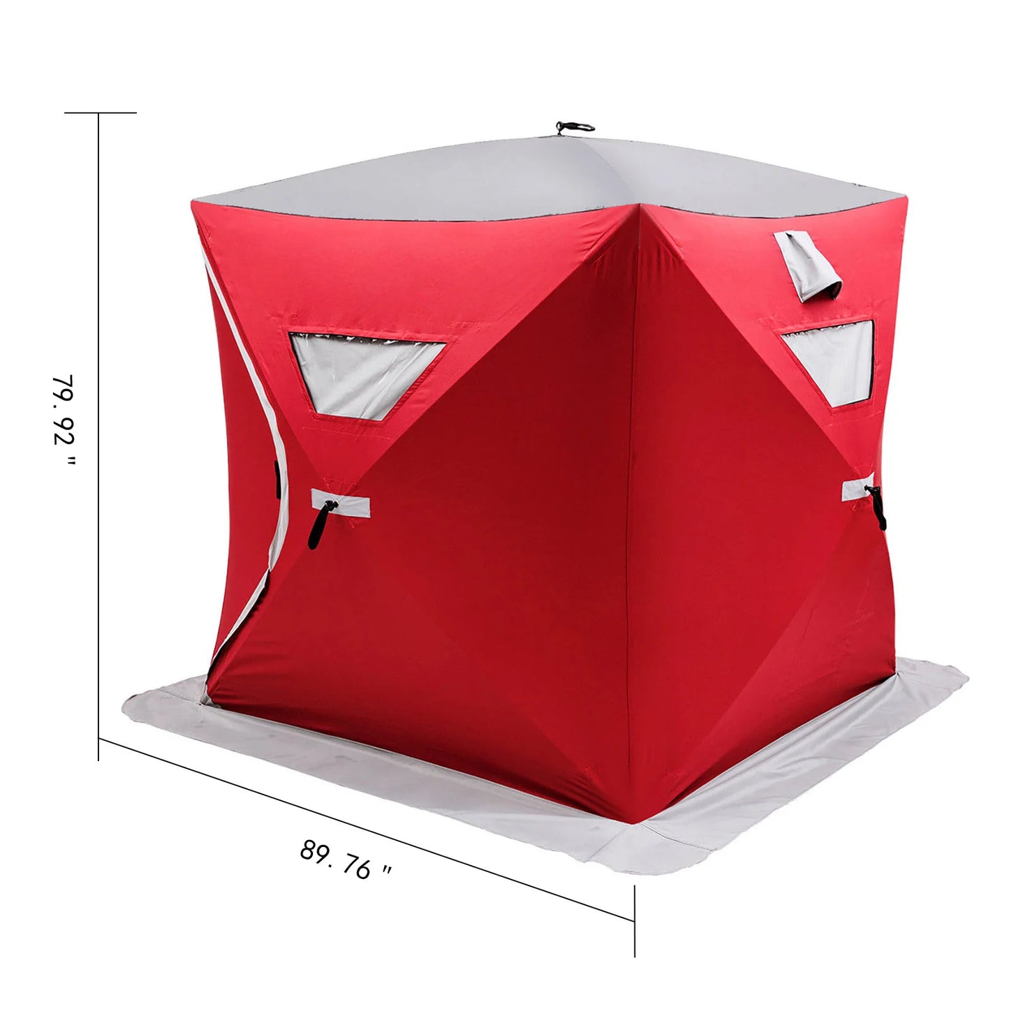 VEVOR Ice Fishing Tent Warm Winter Large Space Thick Camping Outdoor Windproof Waterproof Snow Ultralarge Fishing Camping Tent