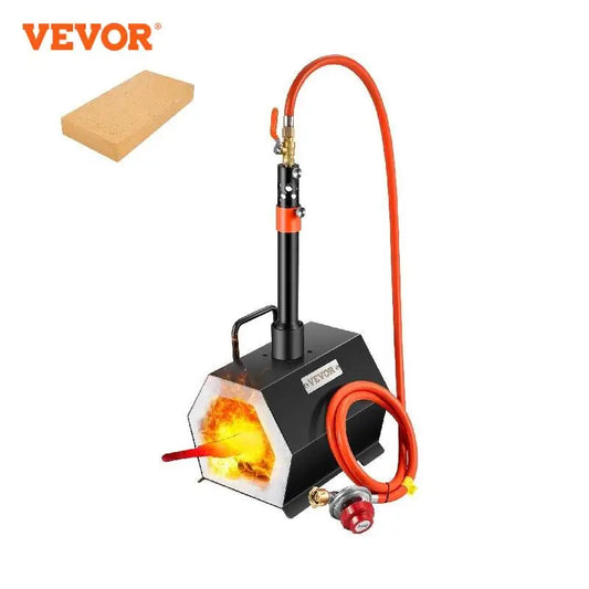 VEVOR EU Propane Forge Portable Single Burner Tool and Knife Making Large Capacity Blacksmith Farrier Forges Gas Forging Tools