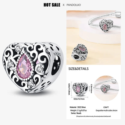 Sterling Silver 925 Devil Eye Charm Owl Miracle Beads Suitable for Pandora Original Bracelet Necklace Accessories Jewelry Gifts