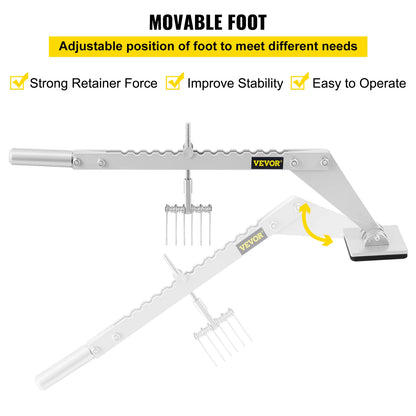 Vevor Dent Pull Bar 6 Claw Hook Dent Puller Single Leg Levelling Portable Dent Pull Bar Aluminum Alloy for Car Dent Repairing