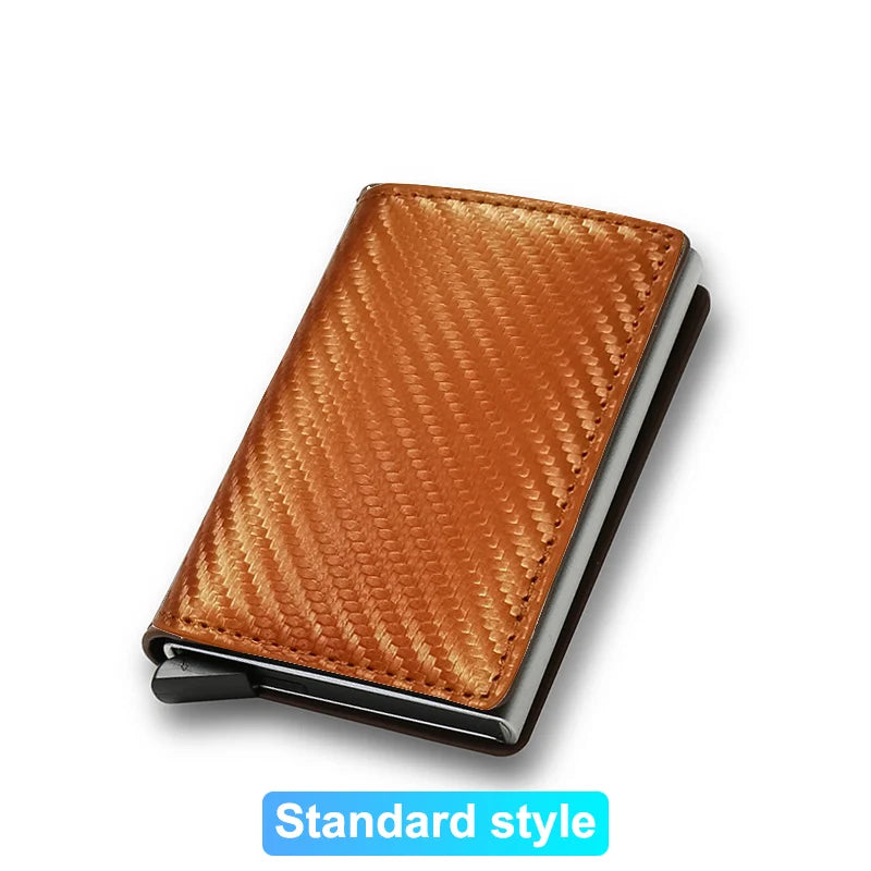 Rfid Credit Card Holder Men Wallets Bank Cardholder Case Small Leather Slim Thin Magic Mini Wallet Smart Minimalist Wallet 2023