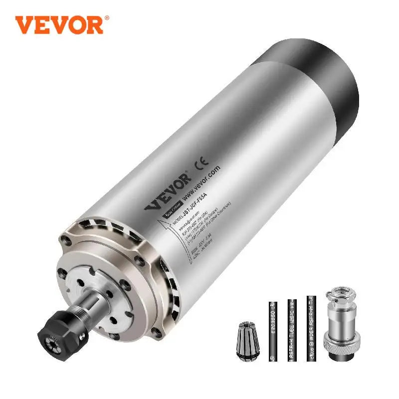 VEVOR Air Cooled Spindle Motor 0.8KW High Speed Rotation 12000-24000 PRM 400Hz for Engraving Milling & Grinding CNC Router Use