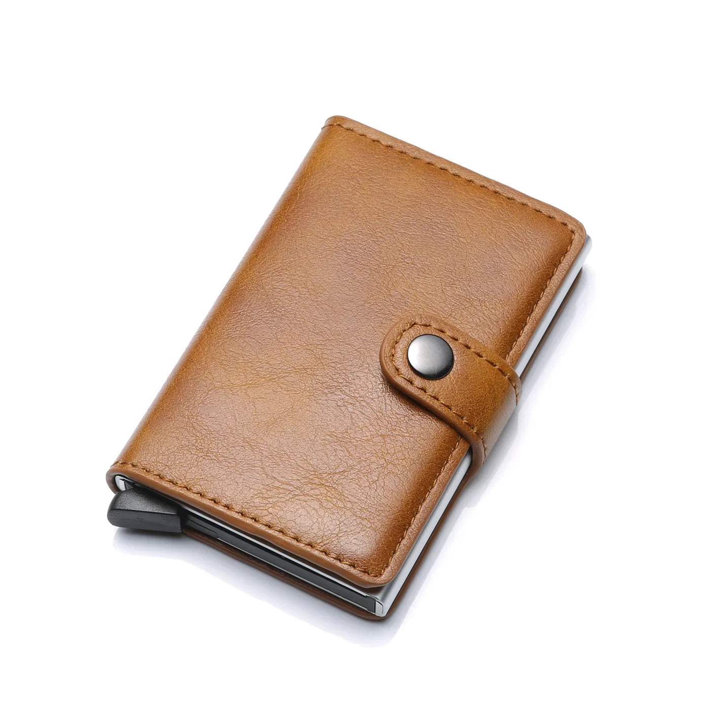 Rfid Credit Card Holder Men Wallets Bank Cardholder Case Small Leather Slim Thin Magic Mini Wallet Smart Minimalist Wallet 2024