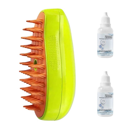 3 in 1 Cat Hair Removal Combs Steam Brush Steamy Dog Brush Electric Spray Cat Hair Brushes for Massage Pet Grooming Comb