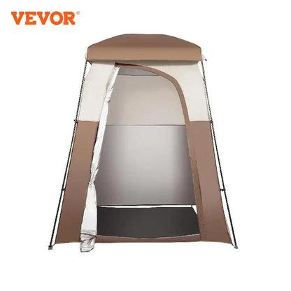 VEVOR Camping Shower Tent 66" x 66" x 87" 1 Room Oversize Outdoor Portable Shelter Privacy Tent with Detachable Top Hanging Rope