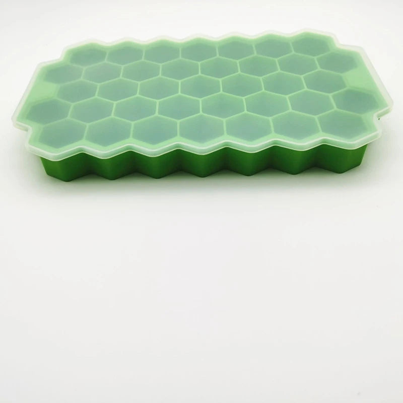 4/2/1PCS Silicone Ice Cube Mold 148 Cube Large-capacity Ice Trays Food Grade Ice Maker BPA Free Reusable Ice Maker with Lids