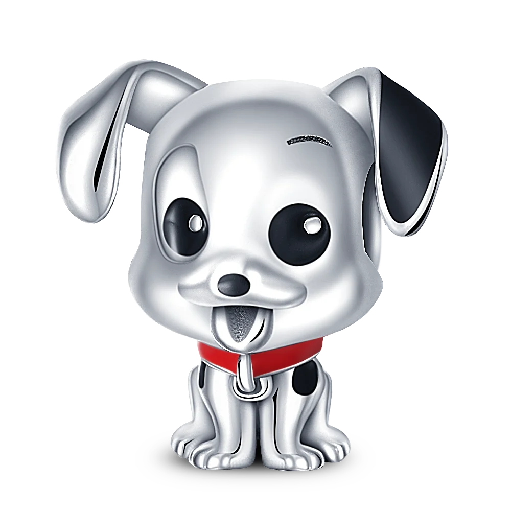 New 925 Sterling Silver Fashion Women's Wolf Head Dumbo Pendant Beads Suitable for Pandora Bracelet Necklace DIY Fine Jewelry