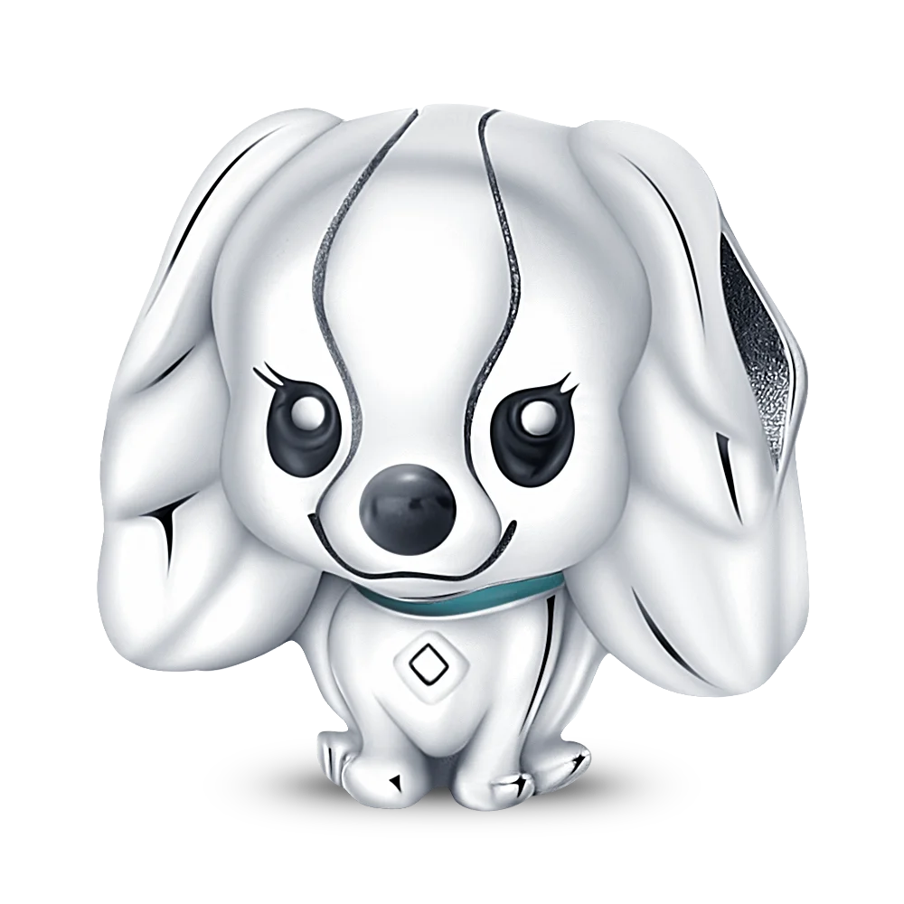 New 925 Sterling Silver Fashion Women's Wolf Head Dumbo Pendant Beads Suitable for Pandora Bracelet Necklace DIY Fine Jewelry