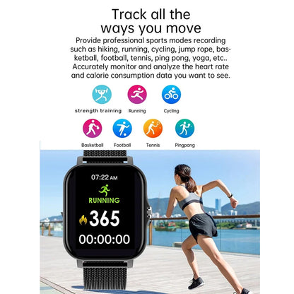 Smartwatch, Wireless Calling/dialing, Multi-sport Mode, Multiple APP Alerts, Compatible with IPhone/Andriod
