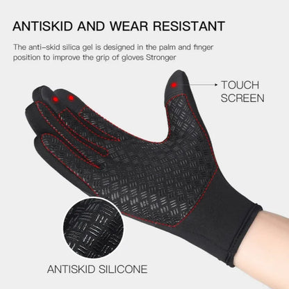 Autumn Winter Motorbike Gloves Women Windproof Anti-slip Touchscreen Fleece Keep Warm for Work Gloves Men Sports Bike
