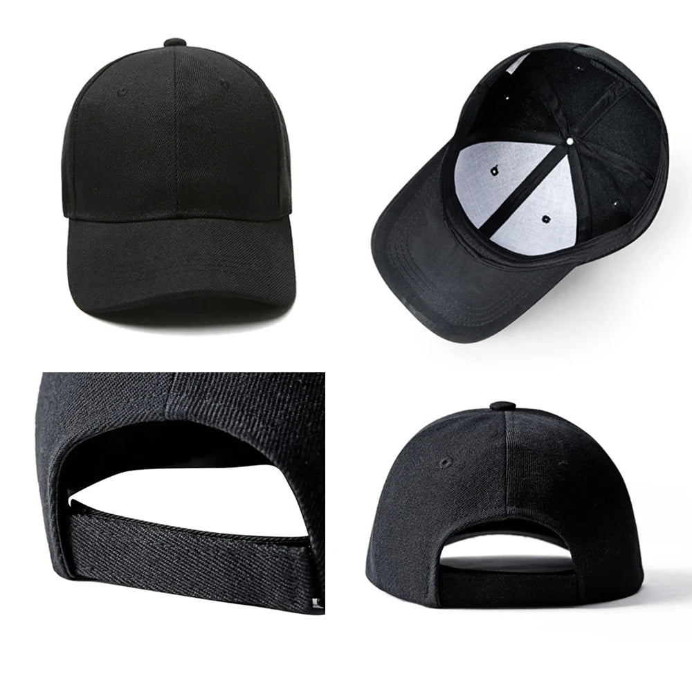 Unisex Hat Plain Curved Sun Visor Hat Outdoor Dustproof Baseball Solid Color Fashion Adjustable Leisure Caps Men Women
