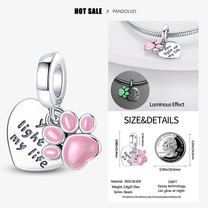 Sterling Silver 925 Devil Eye Charm Owl Miracle Beads Suitable for Pandora Original Bracelet Necklace Accessories Jewelry Gifts