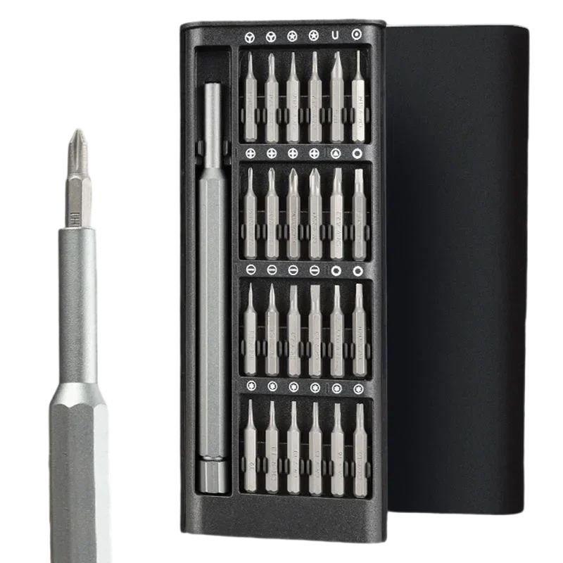 25 In 1 Precision Screwdriver Set Mini Magnetic With 24 Pcs Torx Screwdriver Bits Small Repair Hand Tool Kit For iPhone/PC/Came