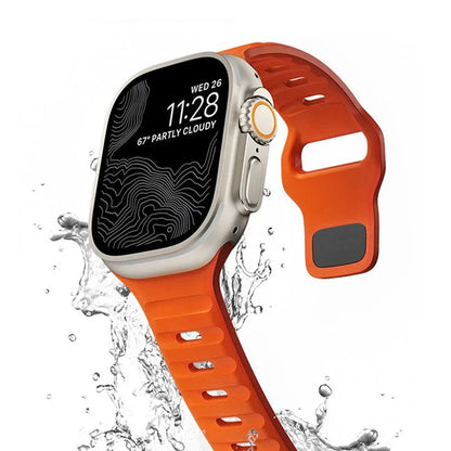 Silicone Band for Apple Watch 49mm 45mm 44mm 41mm 40mm 42mm 38mm Sports Bracelet Correa IWatch Ultra Series 9 8 7 6 5 3 SE Strap