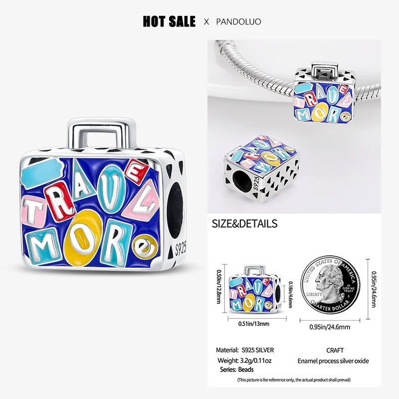 Sterling Silver 925 Devil Eye Charm Owl Miracle Beads Suitable for Pandora Original Bracelet Necklace Accessories Jewelry Gifts